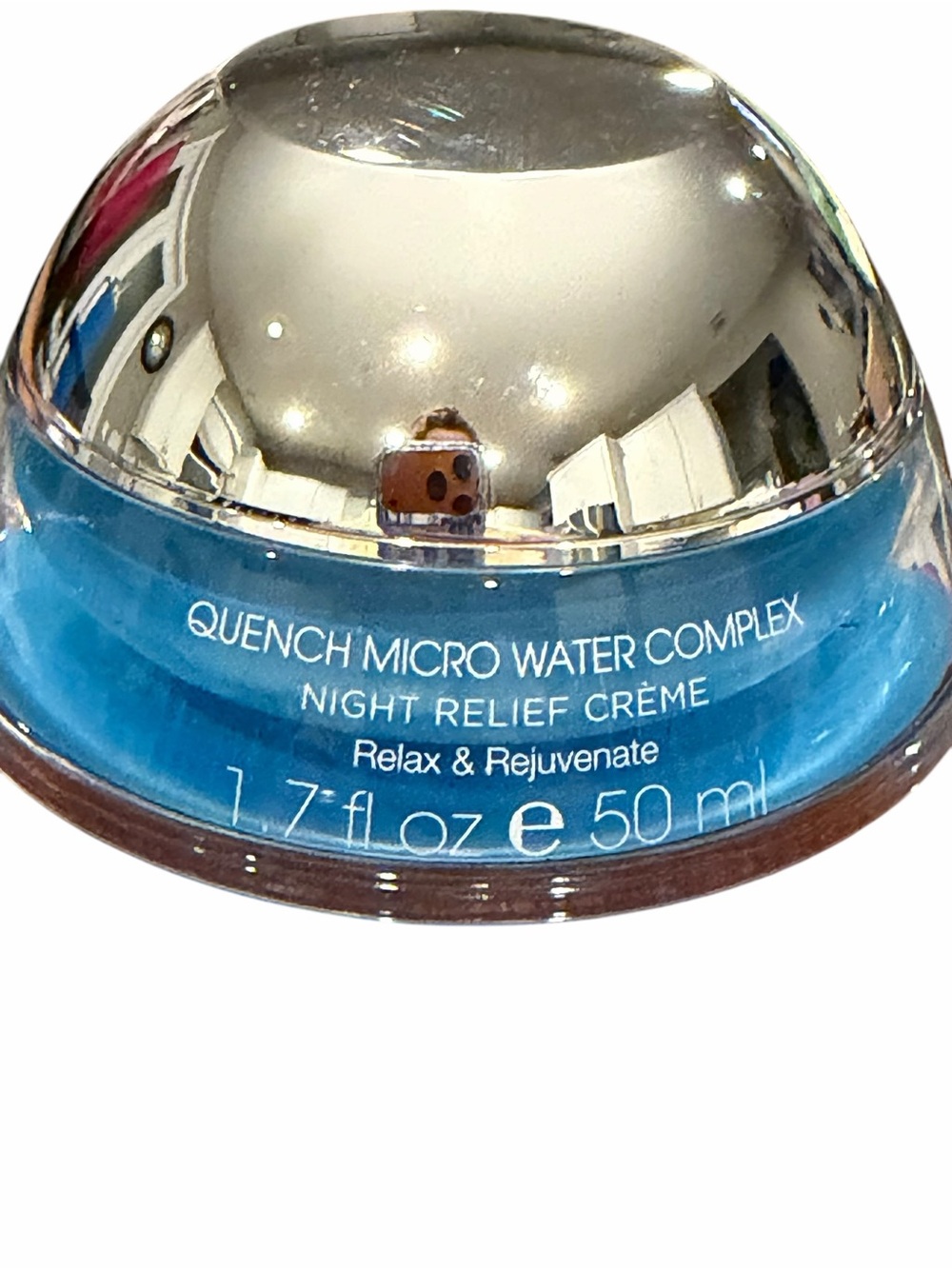 Quench Micro Water Complex Night Relief Creme Full Size Paraben Free Hydrating